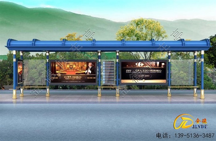 青海候車亭生產(chǎn)中
